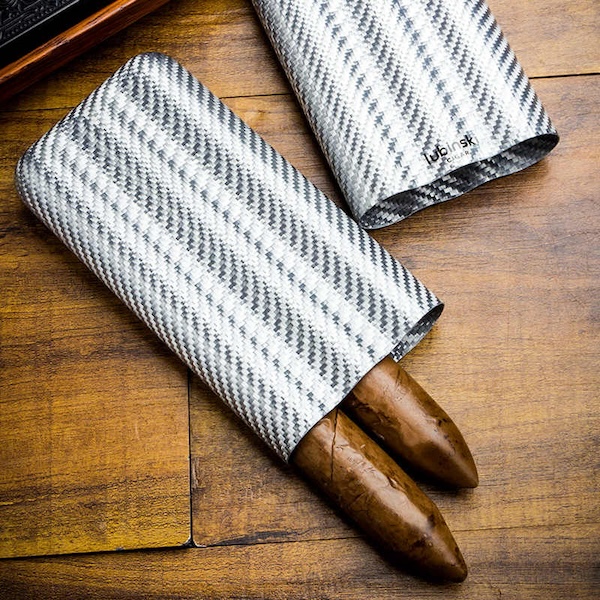 「Lubinski 台灣官方總代理」LUBINSKI 時尚個性三支裝雪茄保濕管｜Capadura｜,雪茄槍,雪茄剪,雪茄包,雪茄客,雪茄