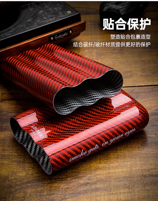 「Lubinski 台灣官方總代理」LUBINSKI 時尚個性三支裝雪茄保濕管|Capadura|,雪茄槍,雪茄剪,雪茄包,雪茄客,雪茄