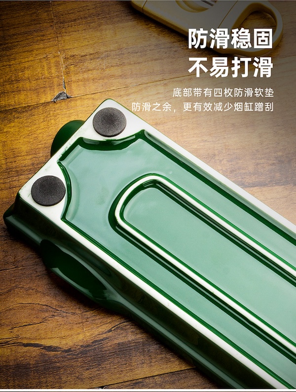 「Lubinski 台灣官方總代理」魯賓斯基 時尚個性陶瓷4槽雪茄煙灰缸｜Capadura｜