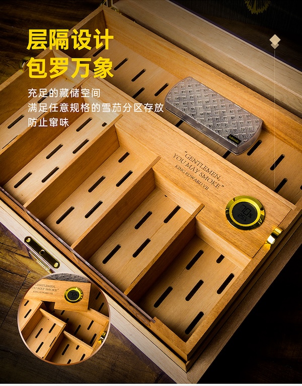 「Lubinski 台灣官方總代理」魯賓斯基 鋼琴烤漆醇化箱雪茄保濕盒 ｜Capadura｜