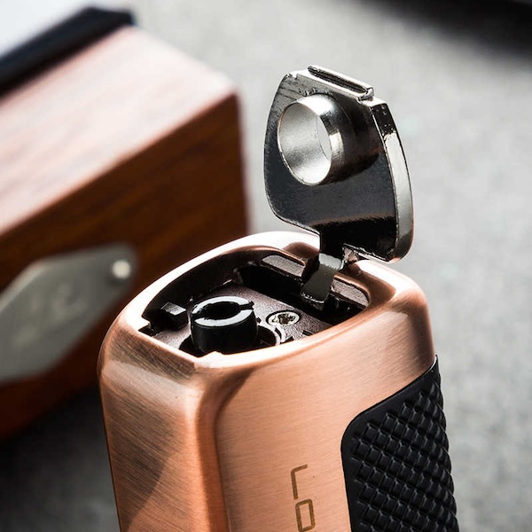 「Lubinski 台灣官方總代理」LOTUS正品蓮花 多功能大火三直衝充雪茄打火機｜Capadura｜,雪茄課程,雪茄館,cigar,Capadura,非古雪茄