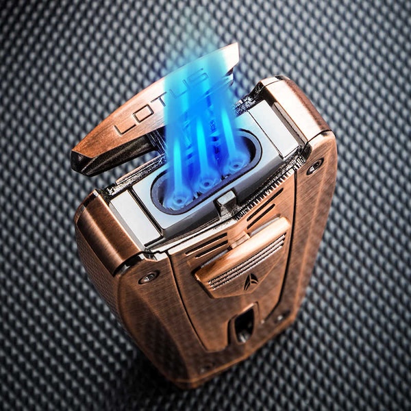 「Lubinski 台灣官方總代理」LOTUS美國正品原裝 藍焰三直衝防風雪茄打火機｜Capadura｜,雪茄課程,雪茄館,cigar,Capadura,非古雪茄