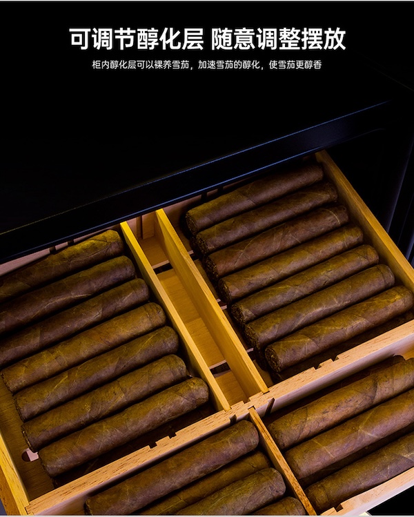 「Lubinski 台灣官方總代理」LUBINSKI 恆溫恆濕高檔電子醇化冷藏櫃雪茄櫃 ｜Capadura｜