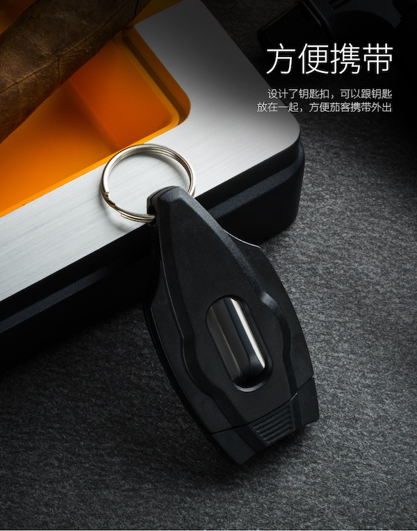 「Lubinski 台灣官方總代理」旅遊經典塑膠不鏽鋼V型雪茄剪刀|Capadura|,雪茄課程,雪茄館,cigar,Capadura,非古雪茄