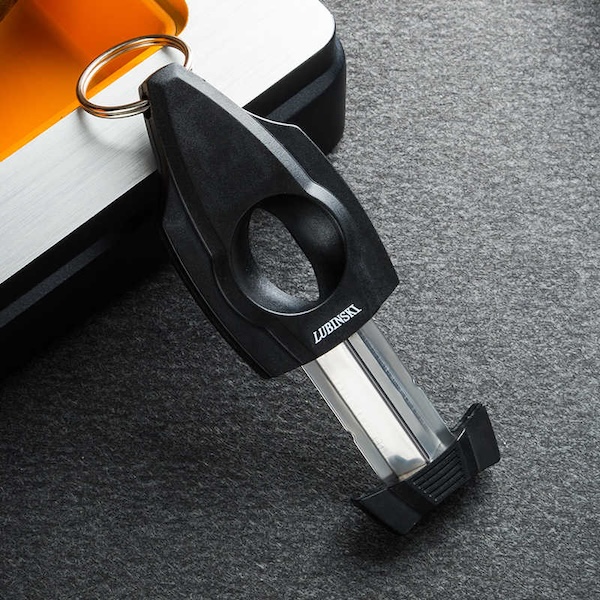 「Lubinski 台灣官方總代理」旅遊經典塑膠不鏽鋼V型雪茄剪刀｜Capadura｜,雪茄課程,雪茄館,cigar,Capadura,非古雪茄