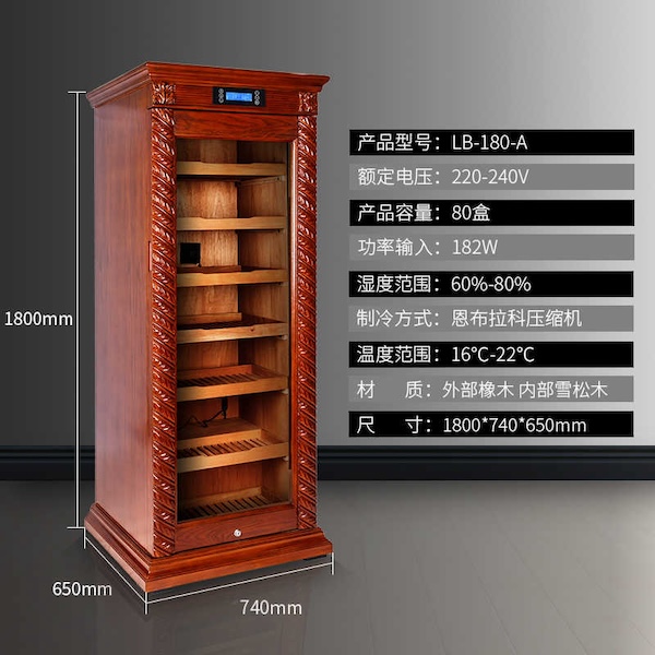 「Lubinski 台灣官方總代理」 電子恆溫控濕靜音高檔實木雪茄櫃｜Capadura｜,雪茄課程,雪茄館,cigar,Capadura,非古雪茄