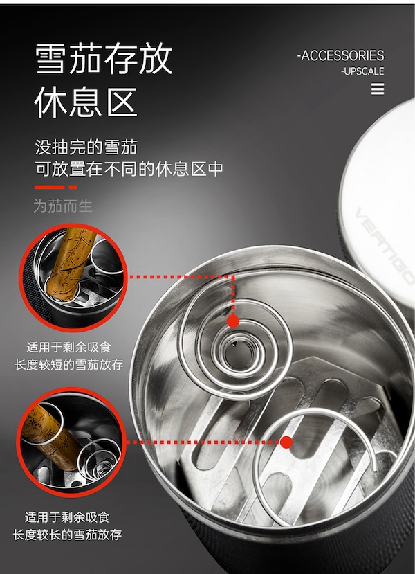 「Lubinski 台灣官方總代理」進口美國蓮花LOTUS不 鏽鋼車載雪茄煙灰缸｜Capadura｜