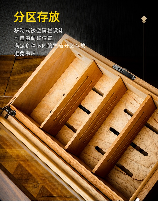 「Lubinski 台灣官方總代理」透視鋼琴漆展示型雪茄保濕箱｜Capadura｜
