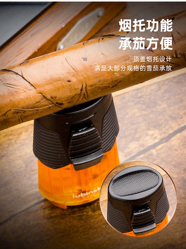 「Lubinski 台灣官方總代理」魯賓斯基 多功能帶煙托架單直衝點雪茄打火機|Capadura|,雪茄課程,雪茄館,cigar,Capadura,非古雪茄