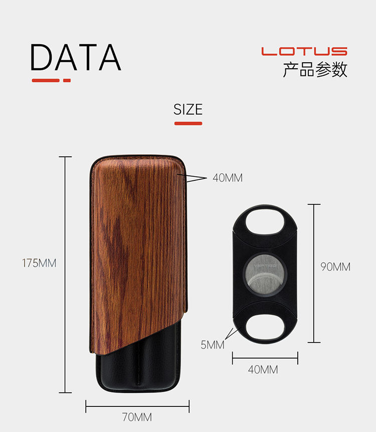 「Lubinski 台灣官方總代理」LOTUS2021 美國蓮花2支裝雪茄保濕皮套｜Capadura｜,雪茄課程,雪茄館,cigar,Capadura,非古雪茄