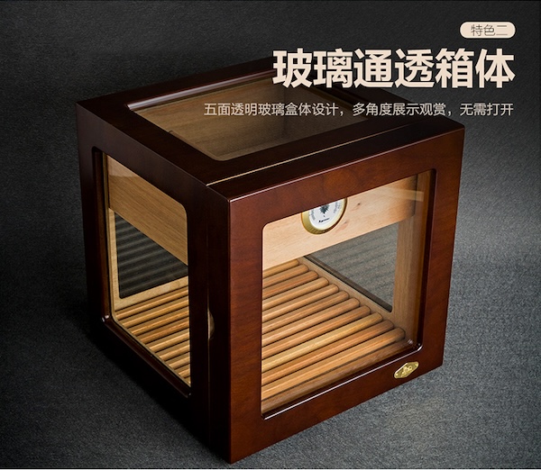 「Lubinski 台灣官方總代理」LUBINSKI 魯賓斯基雪茄展示盒 古巴雪茄煙保濕櫃｜Capadura｜