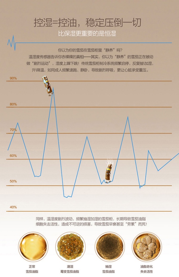「Lubinski 台灣官方總代理」美晶 水平線系列 高端電子恆溫恆濕雪茄存儲櫃｜Capadura｜