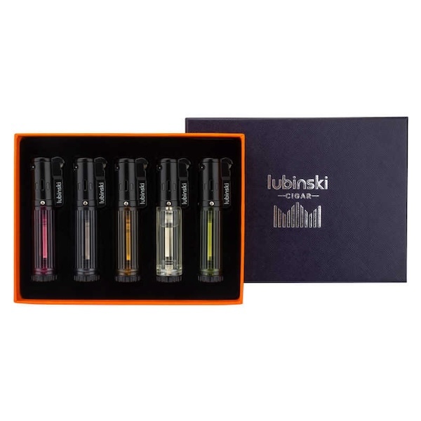 「Lubinski 台灣官方總代理」砂輪單直衝藍焰雪茄打火機禮盒套裝｜Capadura｜,雪茄課程,雪茄館,cigar,Capadura,非古雪茄