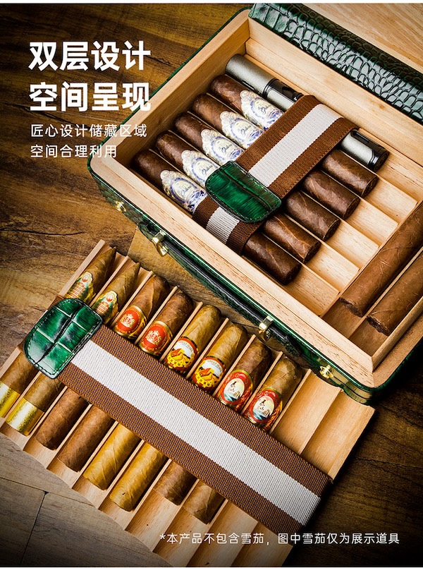 「Lubinski 台灣官方總代理」便攜皮質雪茄雪松木保濕盒｜Capadura｜,雪茄課程,雪茄館,cigar,Capadura,非古雪茄