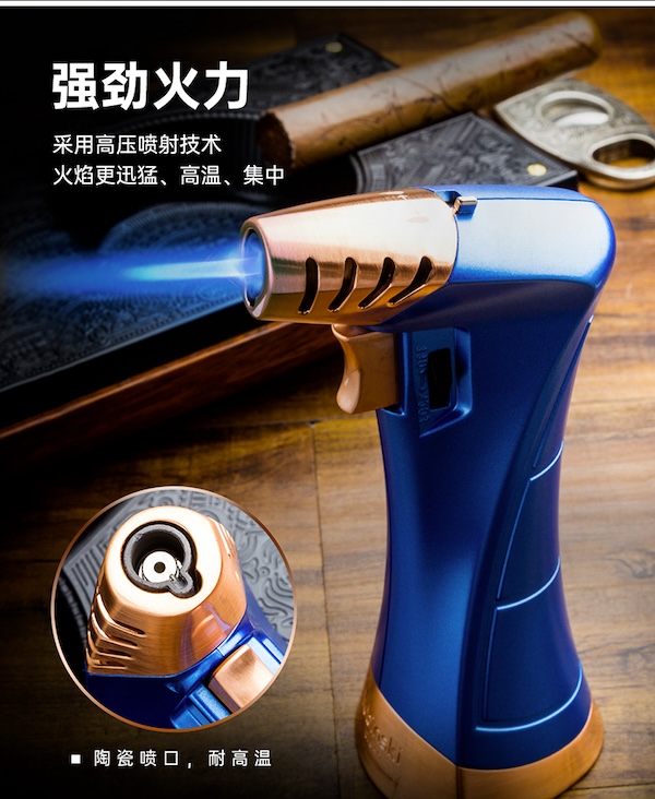 「Lubinski 台灣經銷商」 藍焰單直衝雪茄打火機｜Capadura｜,U50500014,「Lubinski台灣經銷商」藍焰單直衝雪茄打火機｜Capadura｜,雙火模式火力強勁,所有商品,雪茄配件