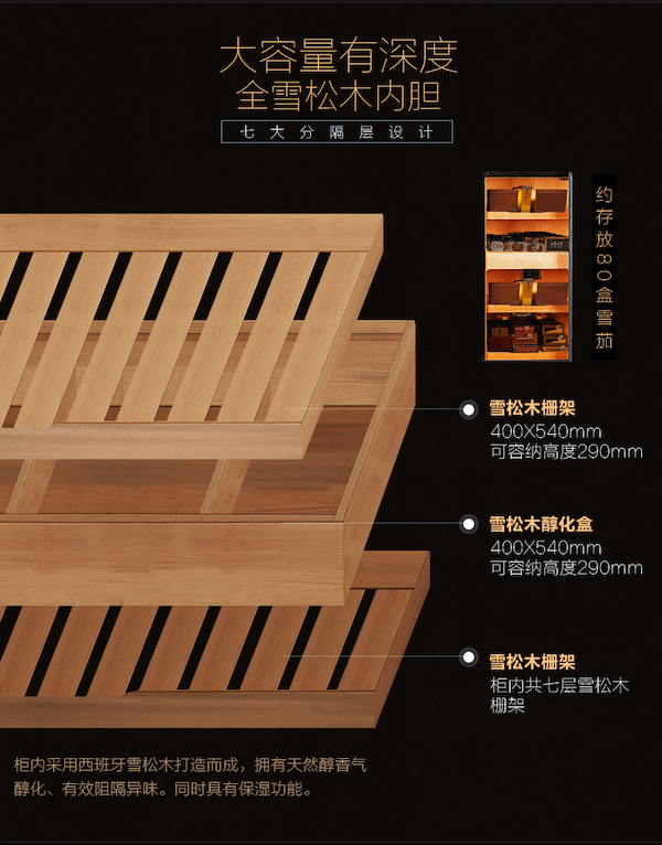 「Lubinski 台灣官方總代理」 電子恆溫控濕靜音高檔實木雪茄櫃｜Capadura｜,雪茄課程,雪茄館,cigar,Capadura,非古雪茄