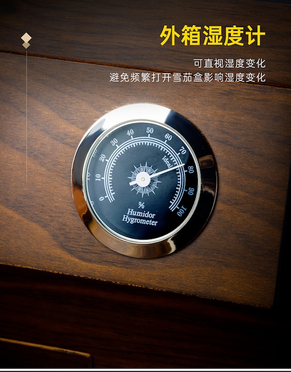 「Lubinski 台灣官方總代理」透視鋼琴漆展示型雪茄保濕箱｜Capadura｜