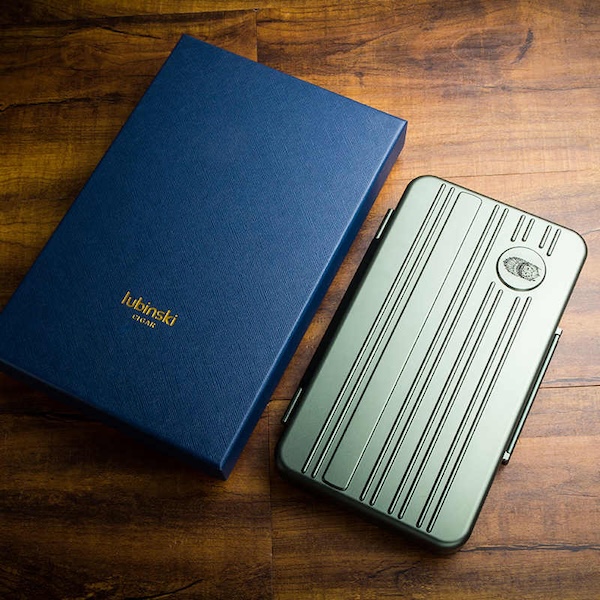 「Lubinski 台灣官方總代理」鋁鎂合金雪茄便攜盒保濕包五支裝｜Capadura｜,第三方國家輸入查驗,雪茄課程,雪茄館,cigar,Capadura