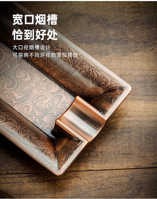 「Lubinski 台灣官方總代理」魯賓斯基 三直衝打火機+V型剪刀+鋅合金煙灰缸 雪茄工具套裝｜Capadura｜
