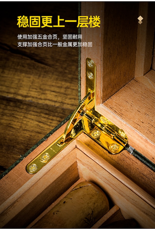 「Lubinski 台灣官方總代理」魯賓斯基 大容量真皮雪松木雪茄保濕箱｜Capadura｜