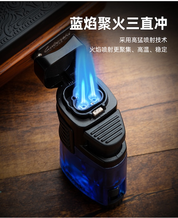 「Lubinski 台灣官方總代理」魯賓斯基 剪刀+三直衝打火機+開孔器 新手入門工具｜Capadura｜