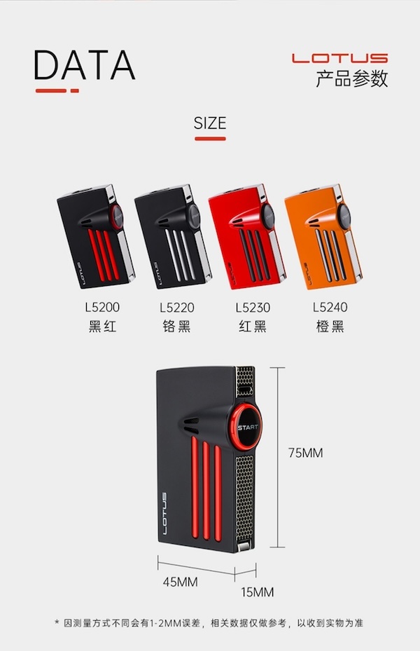 「Lubinski 台灣官方總代理」LOTUS 蓮花 防風充氣雙噴雪茄專用打火機｜Capadura｜,雪茄課程,雪茄館,cigar,Capadura,非古雪茄