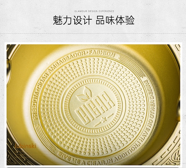 「Lubinski 台灣官方總代理」LUBINSKI 古巴雪茄煙具配件 四槽雪茄煙灰缸 ｜Capadura｜,雪茄課程,雪茄館,cigar,Capadura,非古雪茄