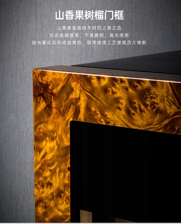 「Lubinski 台灣官方總代理」LUBINSKI 恆溫恆濕小型WIFI電子雪茄櫃｜Capadura｜