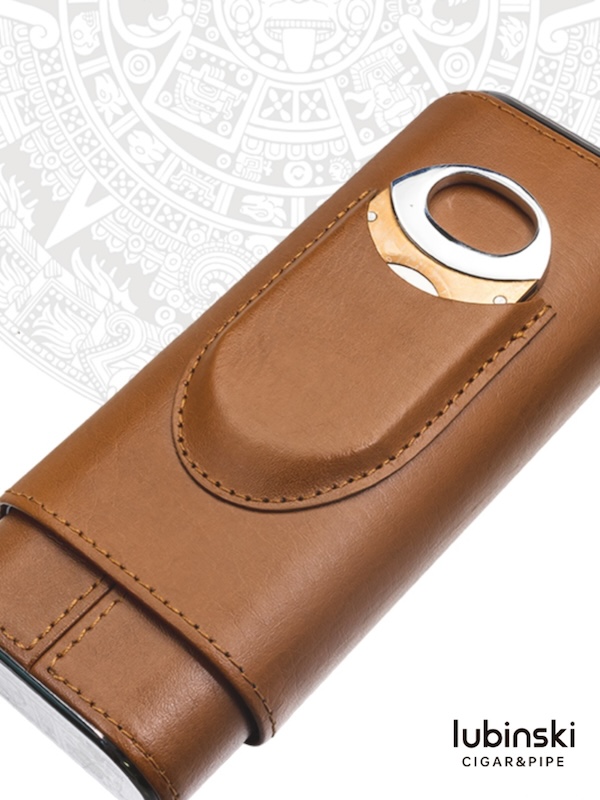 「Lubinski 台灣官方總代理」便攜皮套雪茄三支裝保濕管｜Capadura｜,雪茄課程,雪茄館,cigar,Capadura,非古雪茄