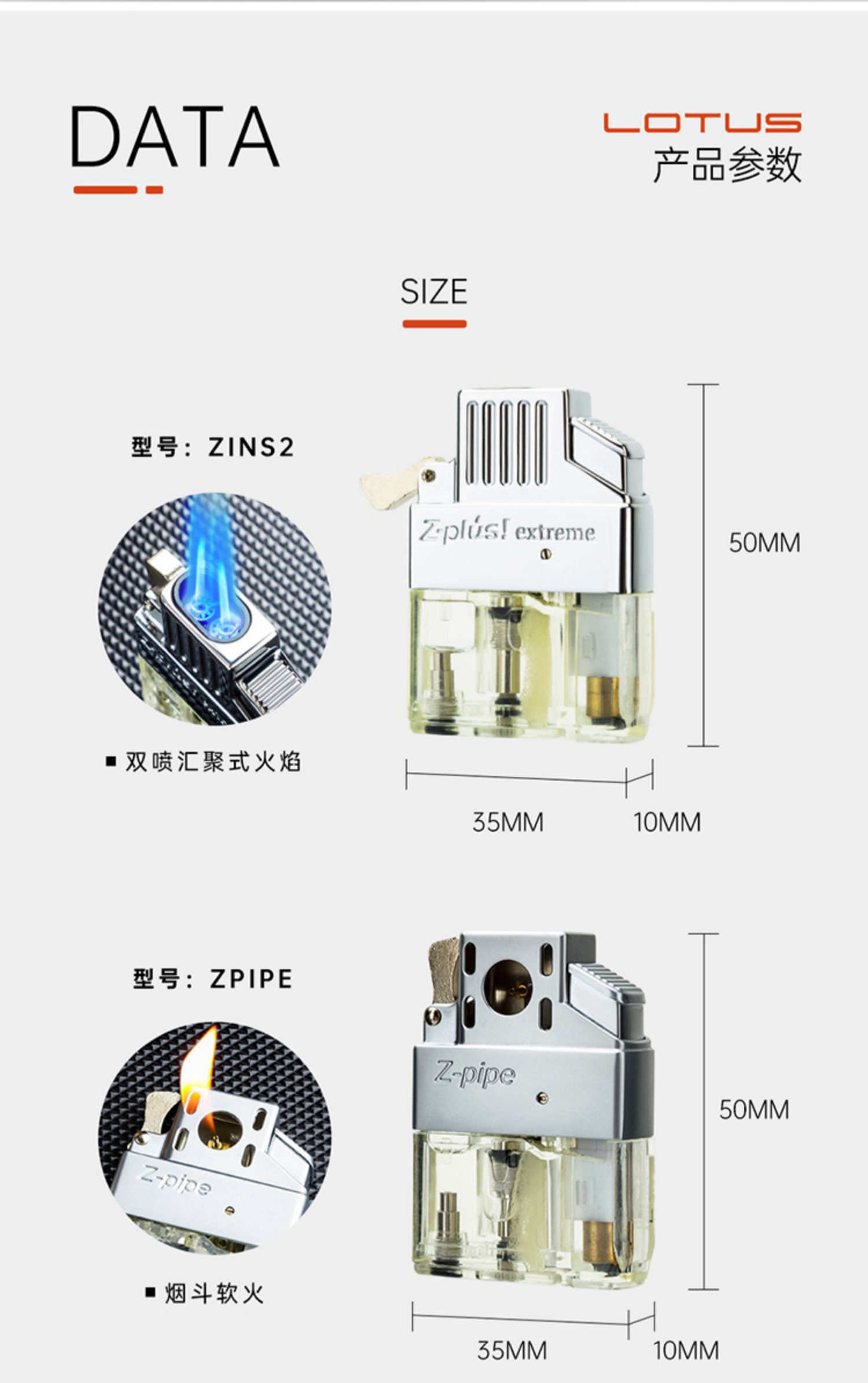 「Lubinski 台灣官方總代理」原裝LOTUS美國蓮花 ZIPPO芝寶直衝打火機專用內膽｜Capadura｜