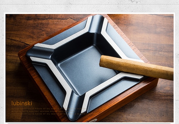 「Lubinski 台灣官方總代理」復古風雞翅木實木雪茄煙灰缸|Capadura|,雪茄課程,雪茄館,cigar,Capadura,非古雪茄