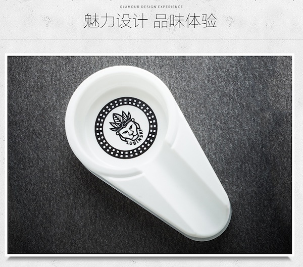 「Lubinski 台灣官方總代理」 便攜單支裝雪茄密胺煙灰缸｜Capadura｜