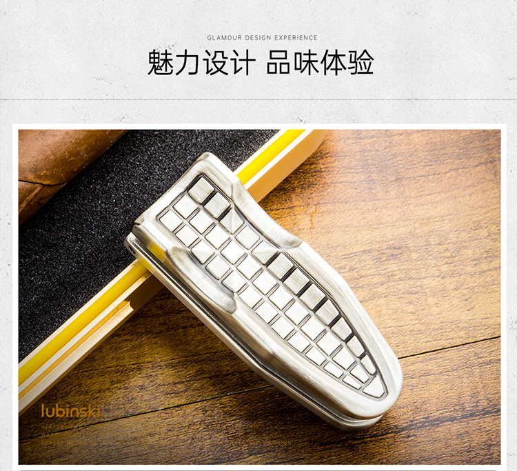 「Lubinski 台灣官方總代理」魯賓斯基 帶煙托架多口徑雪茄三孔開孔器｜Capadura｜