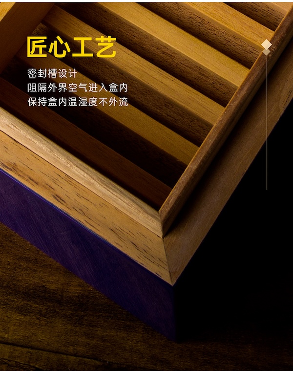 「Lubinski 台灣官方總代理」魯賓斯基雪 高檔鋼琴烤漆進口西班牙雪松木茄保濕盒 ｜Capadura｜