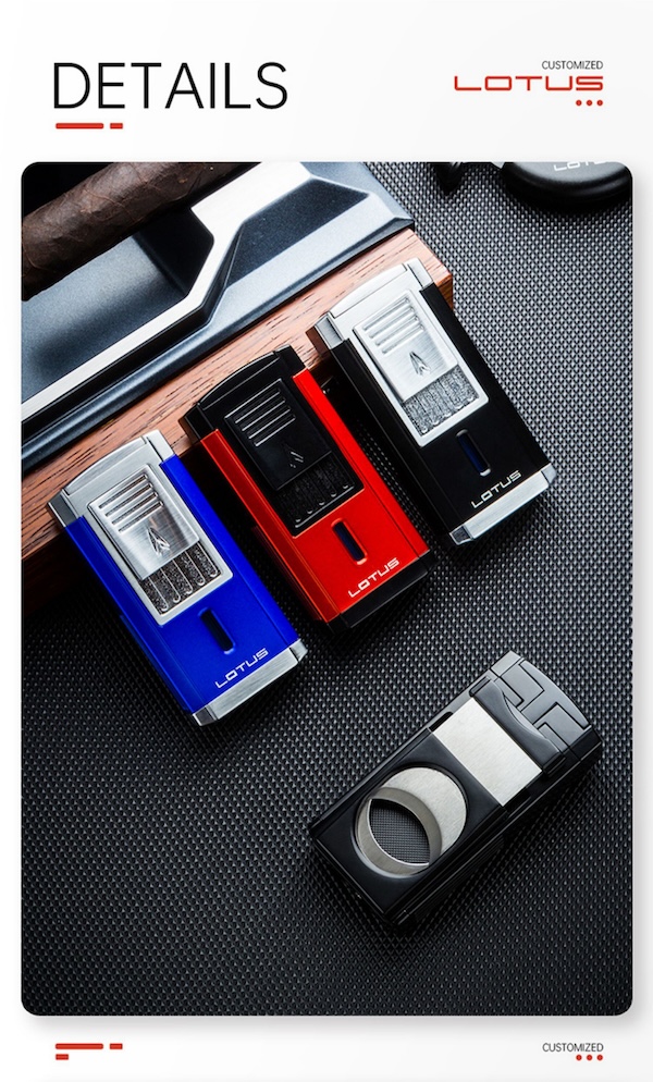 「Lubinski 台灣官方總代理」LOTUS正品原裝 高檔合金機身多功能直衝雪茄打火機|Capadura|,雪茄課程,雪茄館,cigar,Capadura,非古雪茄