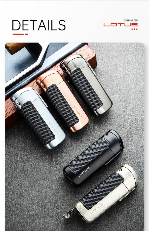 「Lubinski 台灣官方總代理」LOTUS正品蓮花 多功能大火三直衝充雪茄打火機｜Capadura｜,雪茄課程,雪茄館,cigar,Capadura,非古雪茄