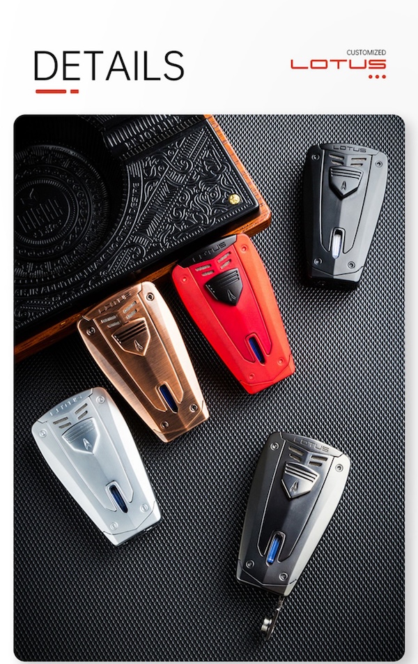 「Lubinski 台灣官方總代理」LOTUS美國正品原裝 藍焰三直衝防風雪茄打火機|Capadura|,雪茄課程,雪茄館,cigar,Capadura,非古雪茄