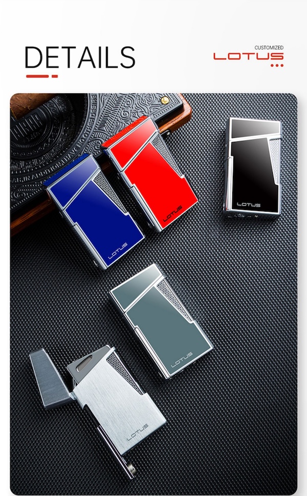 「Lubinski 台灣官方總代理」LOTUS 蓮花 打火機 時尚鋅合金匯聚雙噴打火機 |Capadura|,雪茄課程,雪茄館,cigar,Capadura,非古雪茄