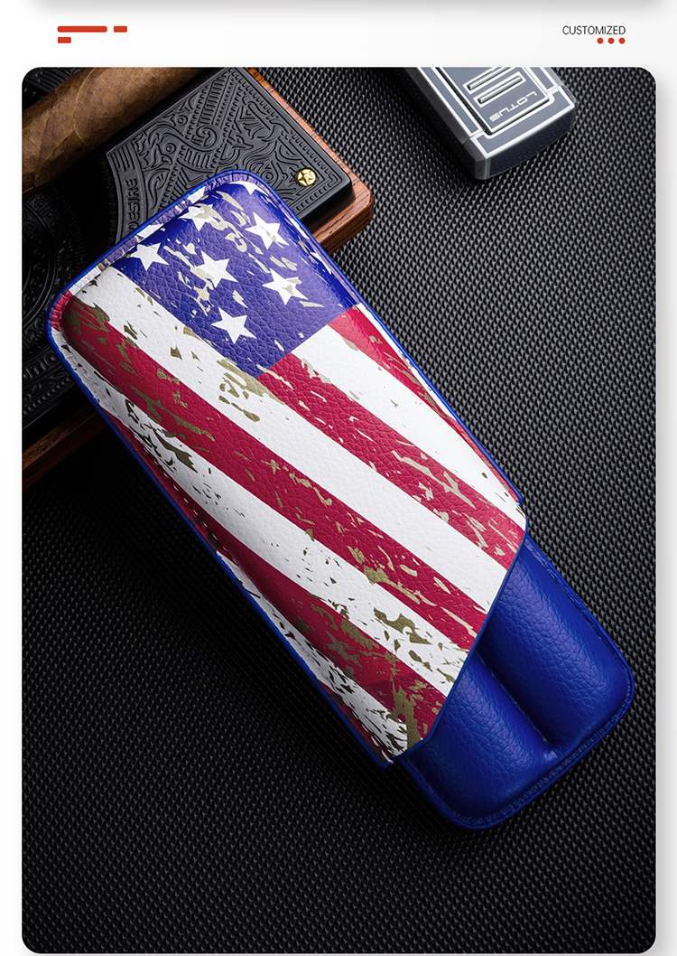 「Lubinski 台灣官方總代理」LOTUS2021 美國蓮花2支裝雪茄保濕皮套｜Capadura｜,雪茄課程,雪茄館,cigar,Capadura,非古雪茄