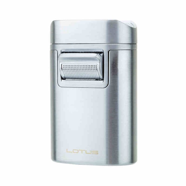 「Lubinski 台灣官方總代理」LOTUS蓮花 鋅合金多功能4直衝雪茄打火機｜Capadura｜