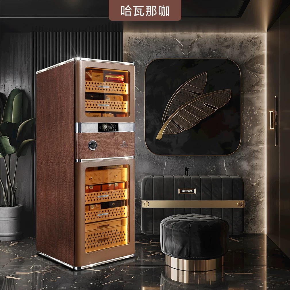 Lubinski台灣官方總代理美晶雙RR780雪茄櫃新款WIFI智慧手機控制恆溫恆濕保濕櫃CAPADURA