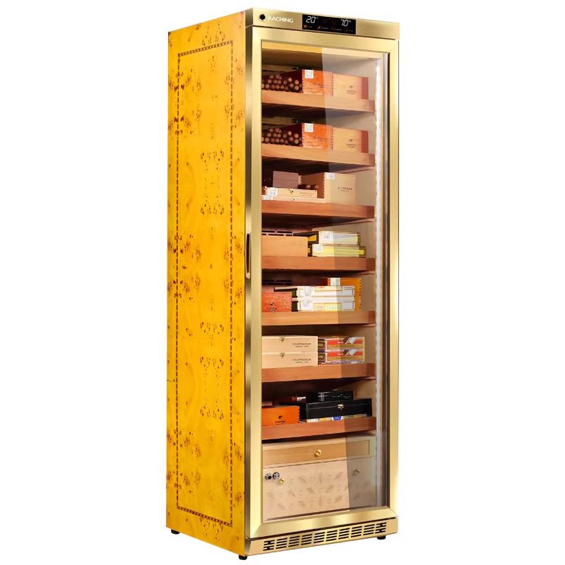 Lubinski台灣官方總代理美晶雪茄櫃水平線M1800A/2800A/3800壓縮機恆溫恆濕保濕櫃CAPADURA