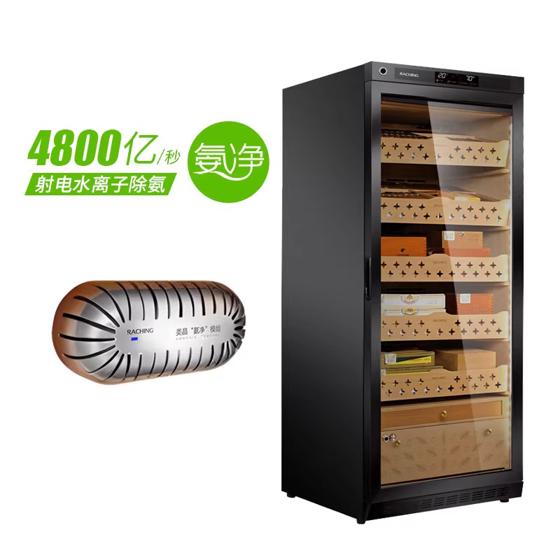 Lubinski台灣官方總代理美晶雪茄櫃水平線M1800A/2800A/3800壓縮機恆溫恆濕保濕櫃CAPADURA