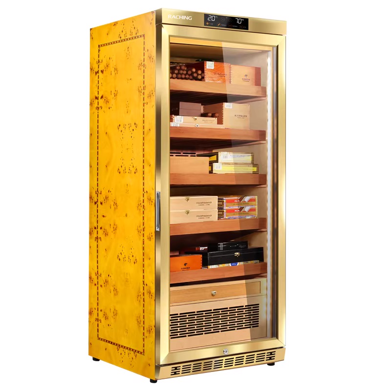 Lubinski台灣官方總代理美晶雪茄櫃水平線M1800A/2800A/3800壓縮機恆溫恆濕保濕櫃CAPADURA