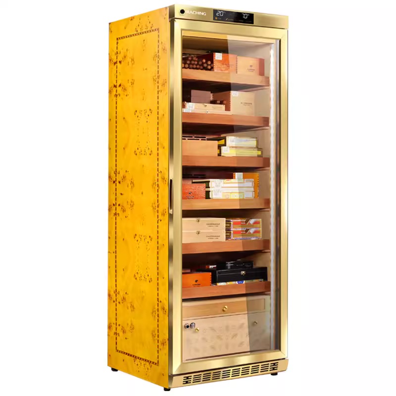 Lubinski台灣官方總代理美晶雪茄櫃水平線M1800A/2800A/3800壓縮機恆溫恆濕保濕櫃CAPADURA