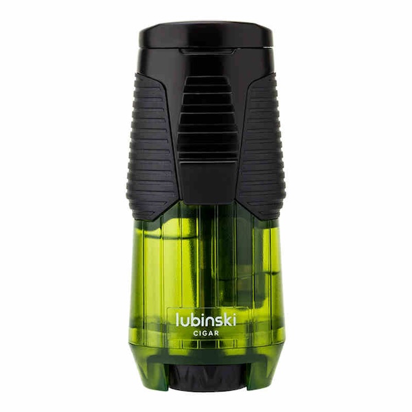 「Lubinski 台灣官方總代理」魯賓斯基 多功能帶煙托架單直衝點雪茄打火機｜Capadura｜