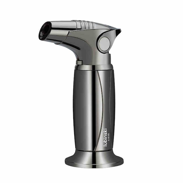 「Lubinski 台灣官方總代理」魯賓斯基 高檔直衝火台式雪茄防風打火機｜Capadura｜