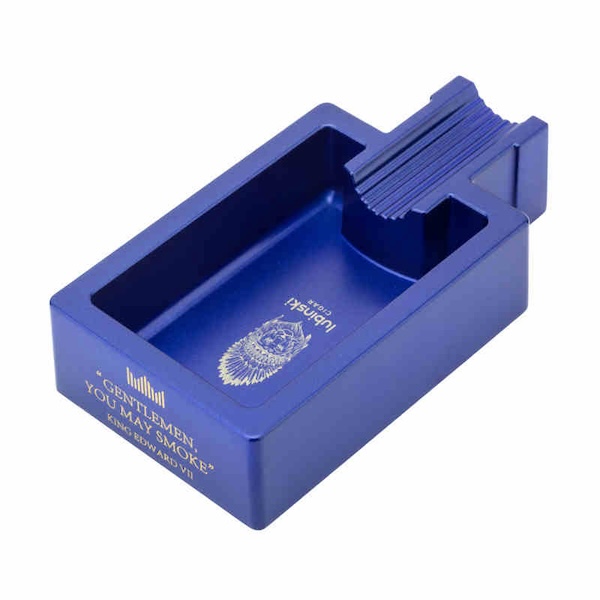 「Lubinski 台灣官方總代理」魯賓斯基 個性時尚鋅合金屬雪茄煙灰缸 ｜Capadura｜