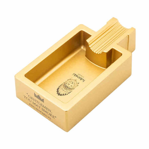 「Lubinski 台灣官方總代理」魯賓斯基 個性時尚鋅合金屬雪茄煙灰缸 ｜Capadura｜