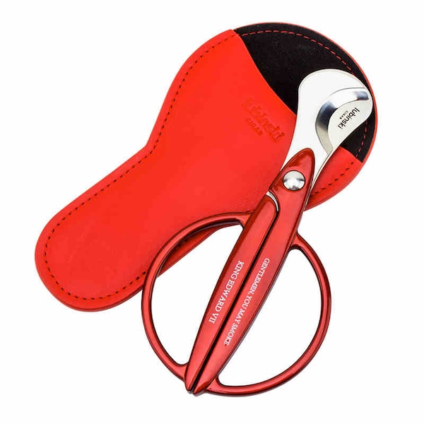 「Lubinski 台灣官方總代理」魯賓斯基 潮流不鏽鋼平切雪茄剪刀 ｜Capadura｜